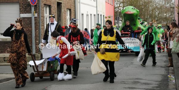 Karnevalszug in Kervenheim